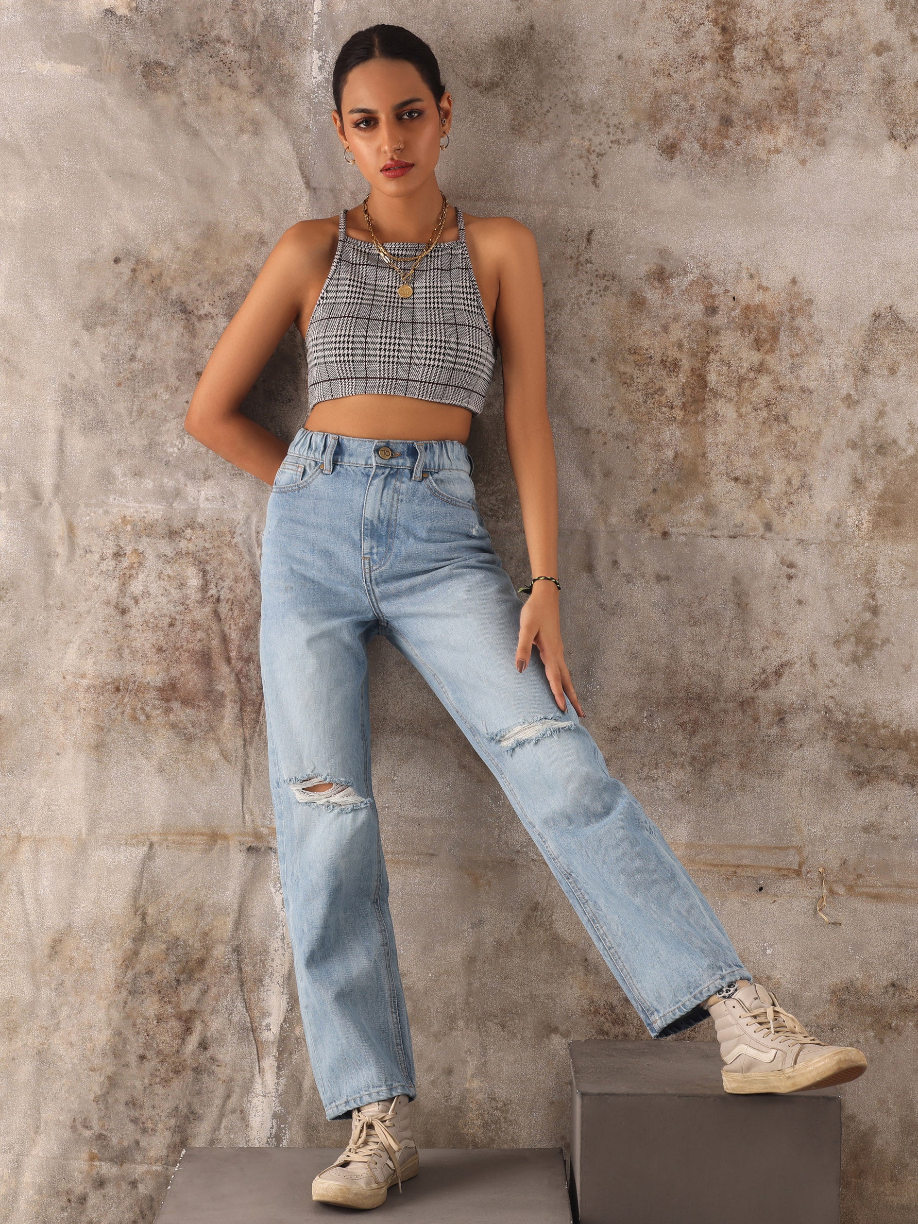Cropped Straight Jeans – club76